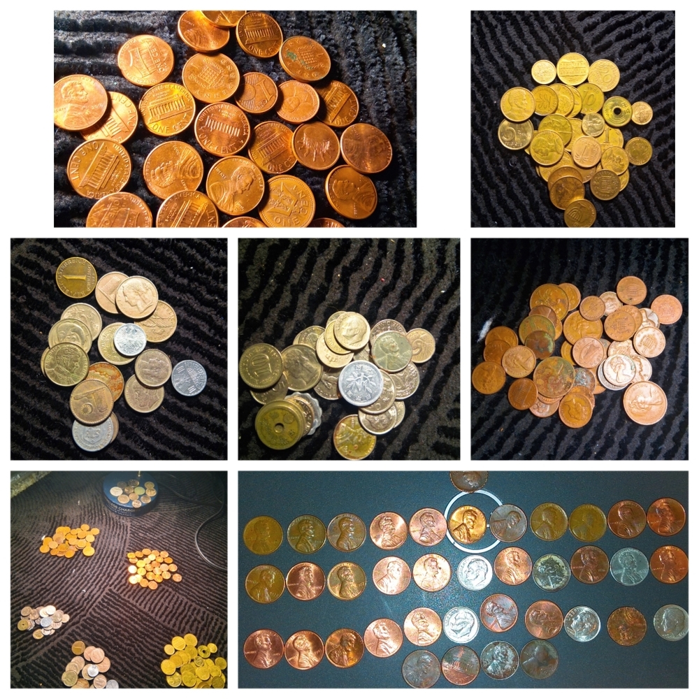 140 lots of worldwide assorted coins from over 15 nations and the USA, wow 😯